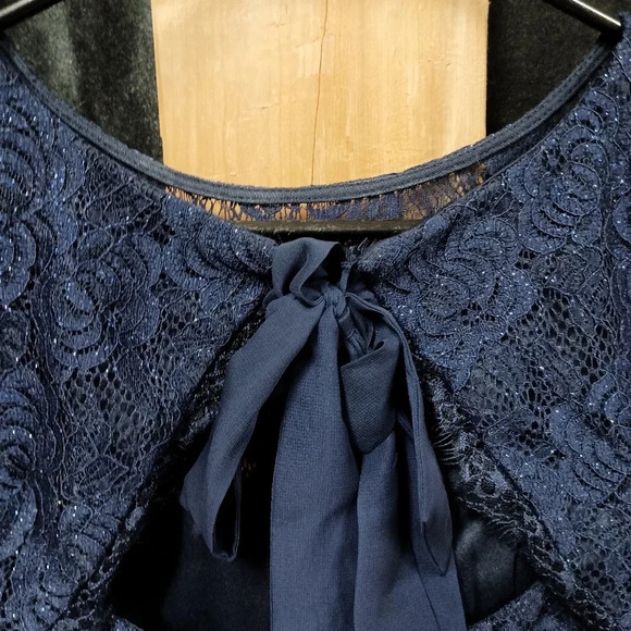 Navy blue with lace on top speechless navy blue size 7 dress - Picture 5 of 7